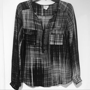 EUC Parker Silk Print Top